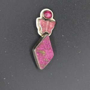 Vintage Amy Kahn Russell Pin/Pendant AKR silver